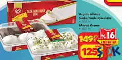 ALGİDA MARAŞ SADE/SADE-ÇİKOLATA/MARAŞ KESME DONDURMA